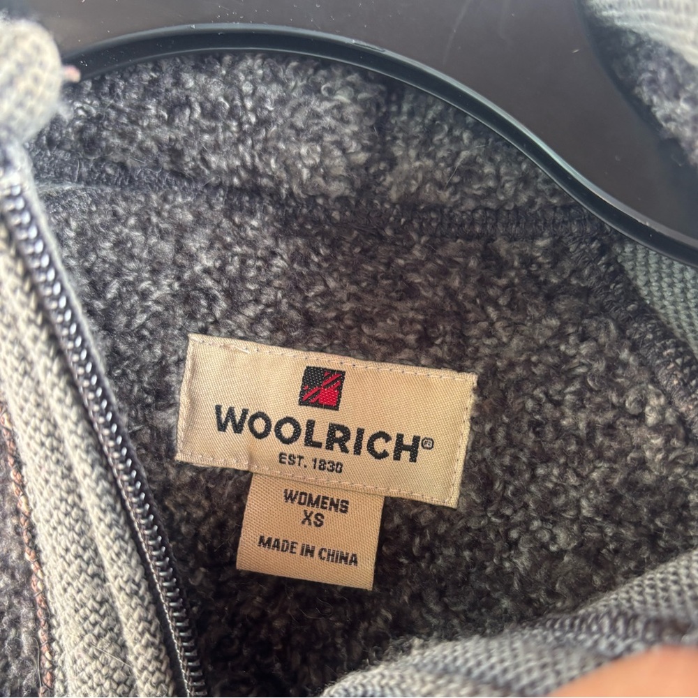 Woolrich Women’s Sherpa Vest Onyx Heather• Dark Grey • Size XS • EUC - Picture 2 of 6